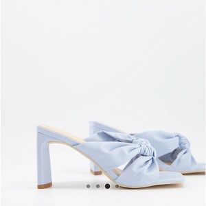 Baby blue heels